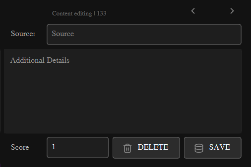 Content and Answer Toolbars